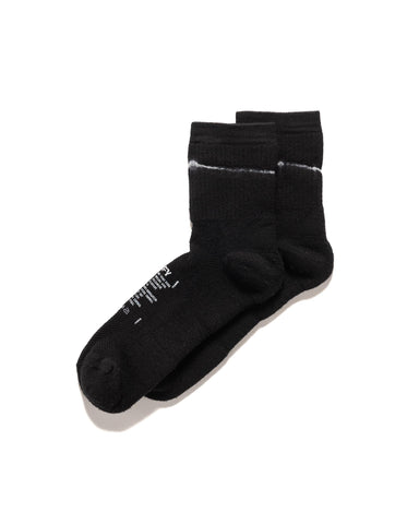 Satisfy Merino Tube Socks Black Tie-Dye, Accessories