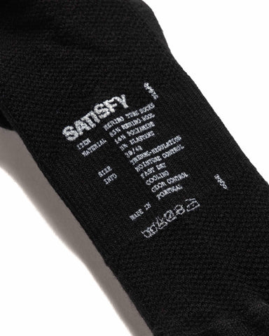 Satisfy Merino Tube Socks Black Tie-Dye, Accessories