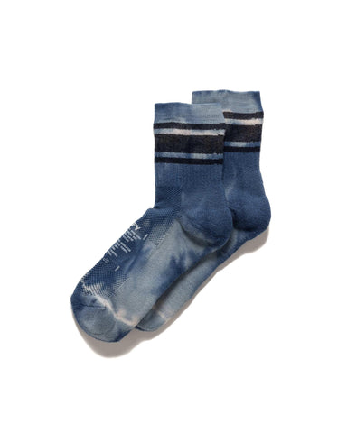 Satisfy Merino Tube Socks Indigo Tie-Dye, Accessories