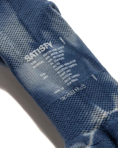 Satisfy Merino Tube Socks Indigo Tie-Dye, Accessories