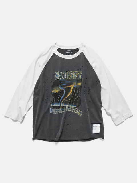 Satisfy MothTech™ Baseball Tee Off-White, T-Shirts