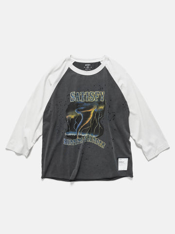 Satisfy MothTech™ Baseball Tee Off-White, T-Shirts