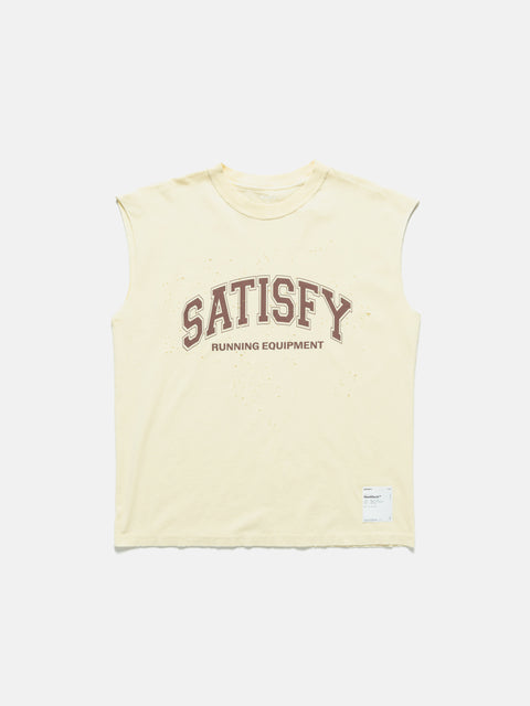 Satisfy MothTech™ Muscle Tee Aged Transparent Yellow, T-Shirts