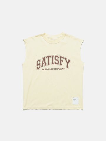 Satisfy MothTech™ Muscle Tee Aged Transparent Yellow, T-Shirts