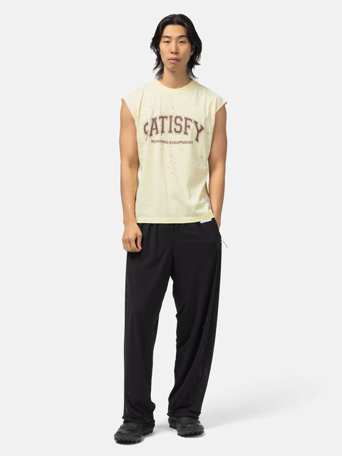 Satisfy MothTech™ Muscle Tee Aged Transparent Yellow, T-Shirts