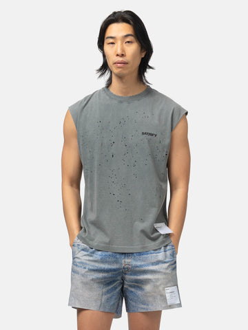 Satisfy MothTech™ Muscle Tee #1 Faded Black, T-Shirts