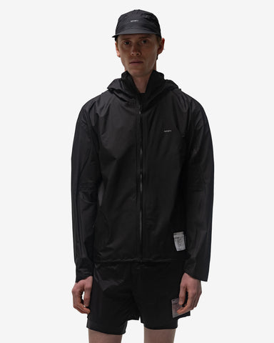 Satisfy Pertex 3L Rain Fly Jacket Black, Outerwear