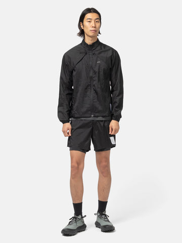 Satisfy Rippy Modular Windbreaker Black, Jackets