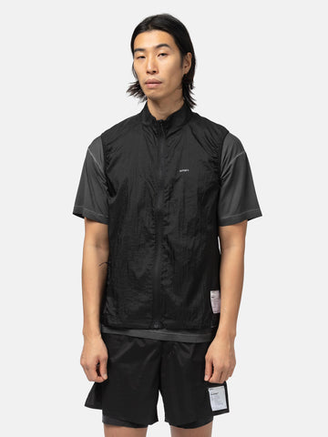 Satisfy Rippy Modular Windbreaker Black, Jackets