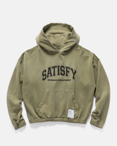 Satisfy SoftCell Hoodie Sun Bleached Military Olive, Hoodies