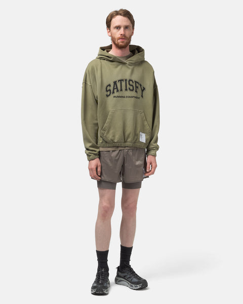 Satisfy SoftCell Hoodie Sun Bleached Military Olive, Hoodies