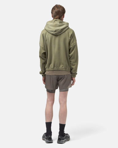 Satisfy SoftCell Hoodie Sun Bleached Military Olive, Hoodies