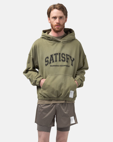 Satisfy SoftCell Hoodie Sun Bleached Military Olive, Hoodies