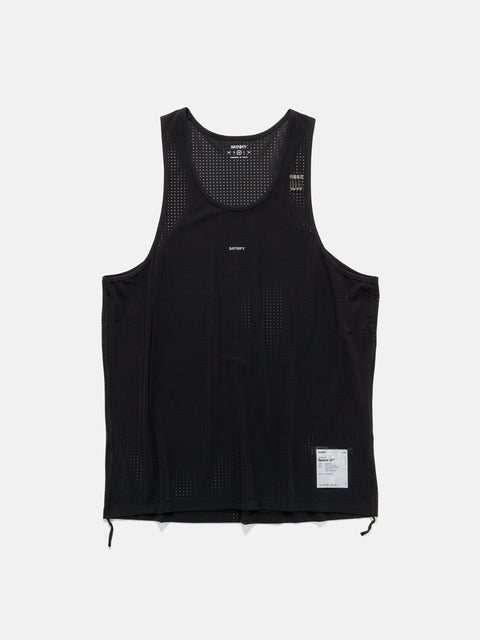 Satisfy Space-O Singlet Black, T-Shirts