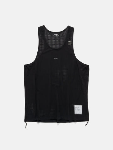 Satisfy Space-O Singlet Black, T-Shirts