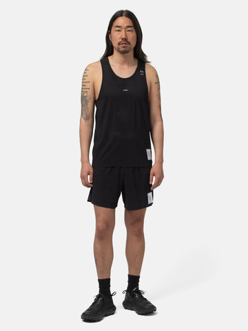 Satisfy Space-O Singlet Black, T-Shirts
