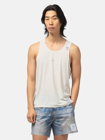 Satisfy Space-O Singlet Chalk, T-Shirts