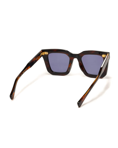 Sauvage Varda Sunglasses Deep Brown / Pure Gold / Dk Blue, Accessories