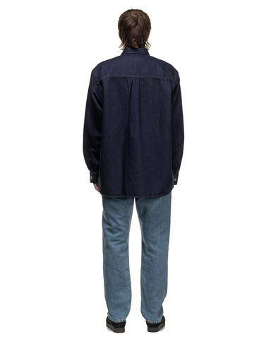 Sophnet. Oversized Shirt Jacket Indigo, Outerwear