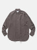 ssstein Rayon/Linen Oversized Down Pat Shirt Charcoal, Shirts