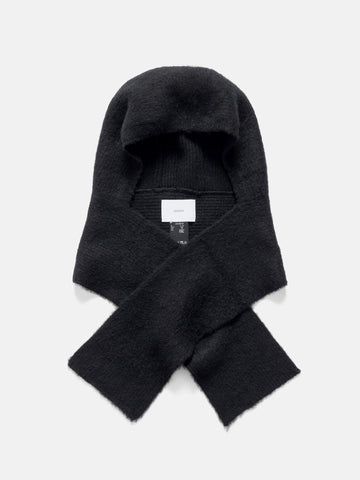 ssstein Wool/Alpaca Milled Knit Balaclava Black, Balaclavas