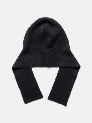 ssstein Wool/Alpaca Milled Knit Balaclava Black, Balaclavas
