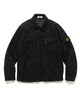 Stone Island 50 Fili Quilted-TC Shirt Jacket Black, Outerwear