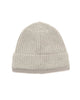 Stone Island 7 Gauge Geelong Wool Beanie Melange Pearl Grey, Headwear