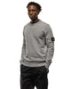 Stone Island 7 Gauge Lambswool Knit Crewneck Melange Grey, Sweaters