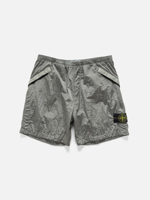 Stone Island Comfort-Fit Bermuda Shorts Pearl Grey, Shorts