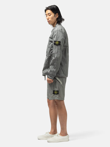 Stone Island Comfort-Fit Bermuda Shorts Pearl Grey, Shorts