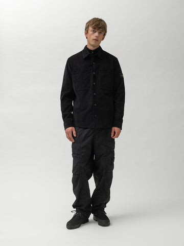 Stone Island Cotton Corduroy Shirt Black, Shirts