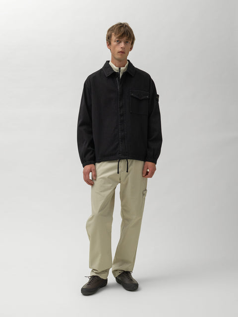 Stone Island Cotton Jacket Black, Jackets