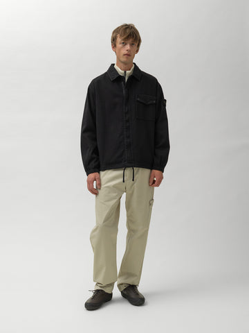 Stone Island Cotton Jacket Black, Jackets