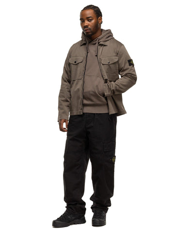 Stone Island Cotton Ripstop Relaxed Cargo Black, Bottoms