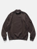 Stone Island Ghost Piece Cotton Wool Mock Neck Dark Brown, Sweatshirts