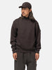 Stone Island Ghost Piece Cotton Wool Mock Neck Dark Brown, Sweatshirts