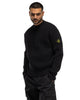 Stone Island Double Weave Pure Wool Knit Sweater Black, Sweaters