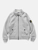 Stone Island Felted RWS Wool Coach Jacket Pearl Grey, Jackets