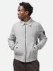 Stone Island Felted RWS Wool Coach Jacket Pearl Grey, Jackets