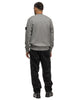 Stone Island Garment Dyed Cotton Fleece Crew Melange Grey, Sweaters