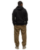 Stone Island Garment Dyed Cotton Fleece Hoodie Black, Sweaters