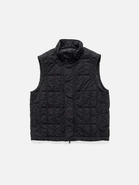 Stone Island Ghost Piece Nylon Smerigliato Vest Black, Vests