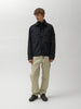 Stone Island Ghost Piece All Weather Cotton Canvas Overshirt Black, Shirts
