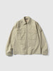 Stone Island Ghost Piece All Weather Cotton Canvas Overshirt Beige, Shirts