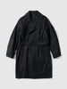 Stone Island Ghost Piece All Weather Cotton Canvas Trench Black, Coats