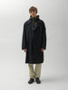 Stone Island Ghost Piece All Weather Cotton Canvas Trench Black, Coats