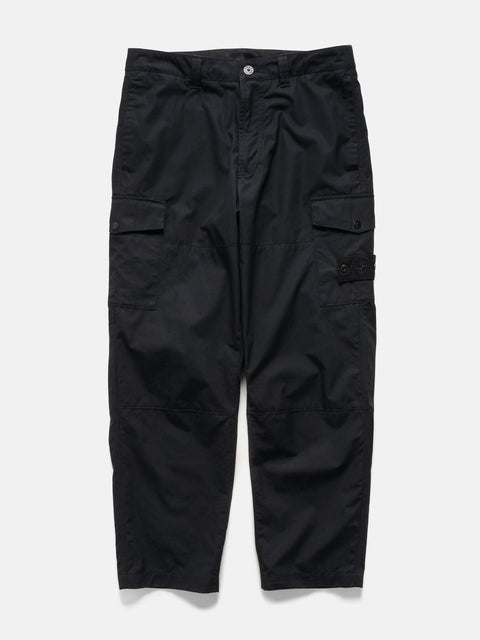 Stone Island Ghost Piece Cotton Cargo Trousers Black, Cargo Pants