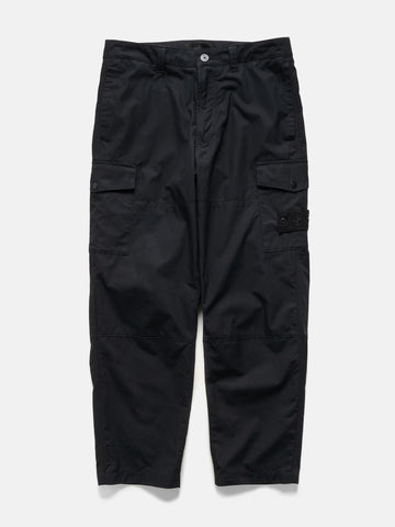 Stone Island Ghost Piece Cotton Cargo Trousers Black, Cargo Pants