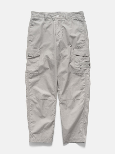 Stone Island Ghost Piece Cotton Cargo Trousers Dust Grey, Cargo Pants